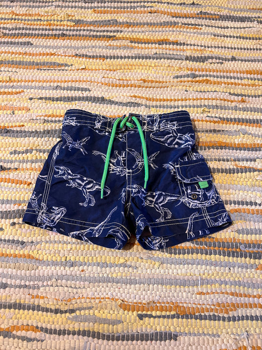 Carters 9m blue Dino swim shorts