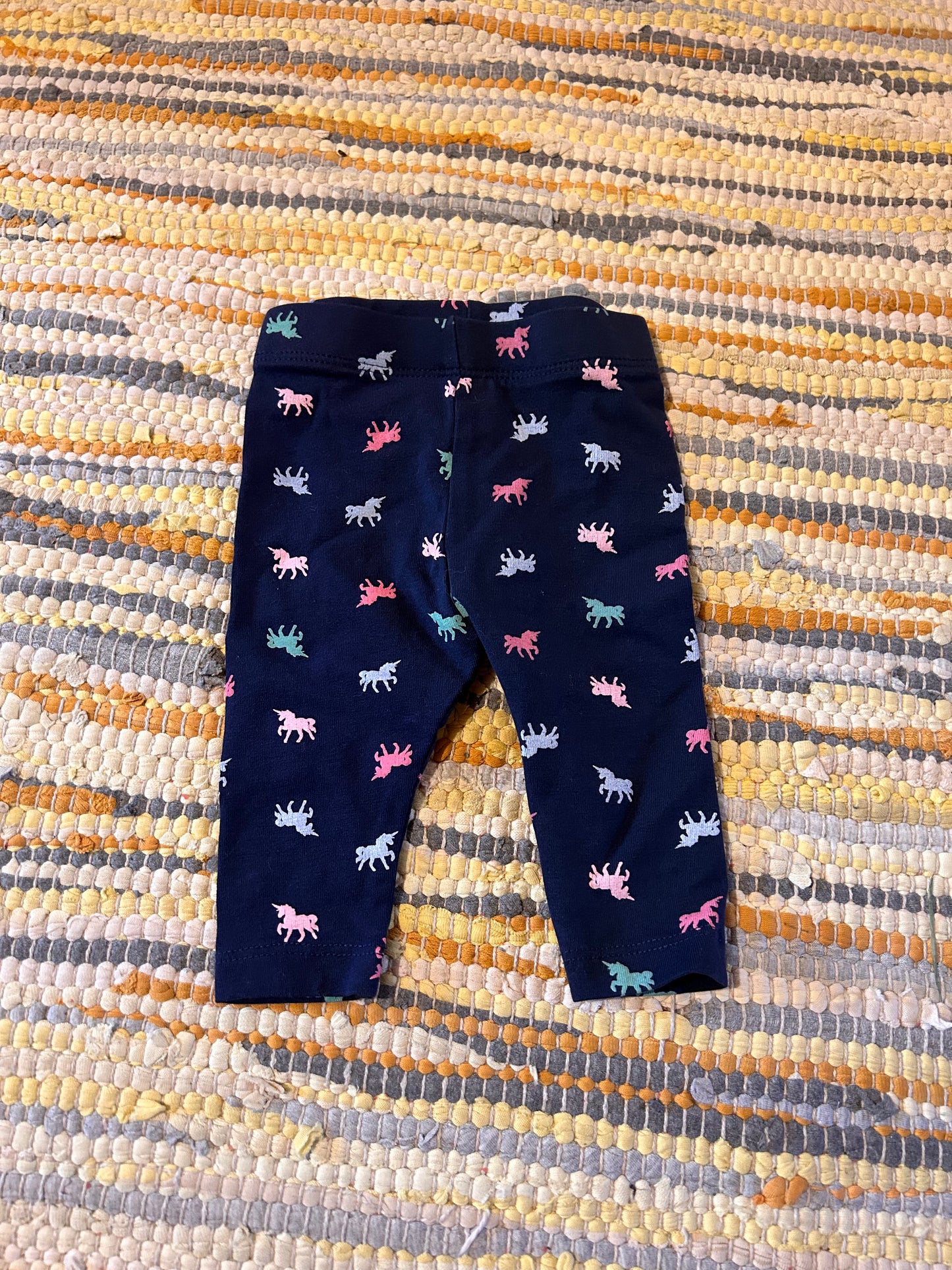 Joe fresh 0/3m unicorn leggings