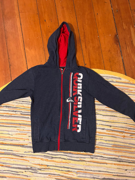 Quicksilver youth xl zip up hoodie