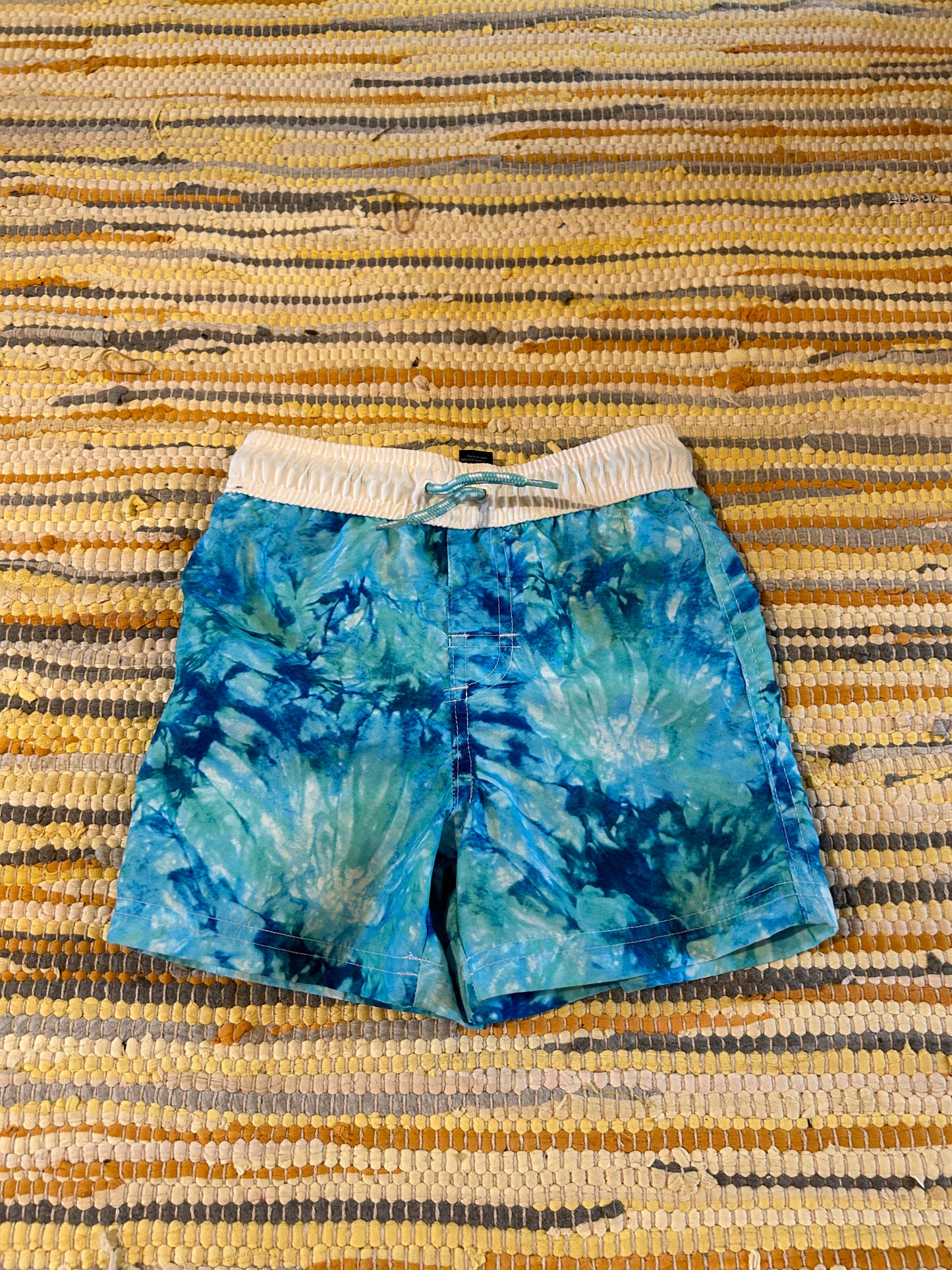 George blue tie dye swim trunks