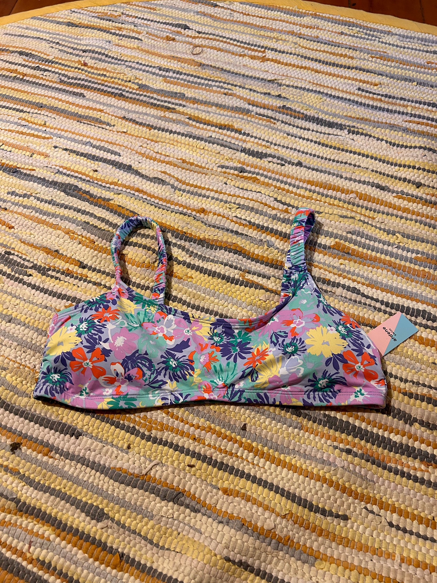 NEW Ardene xl floral swim top