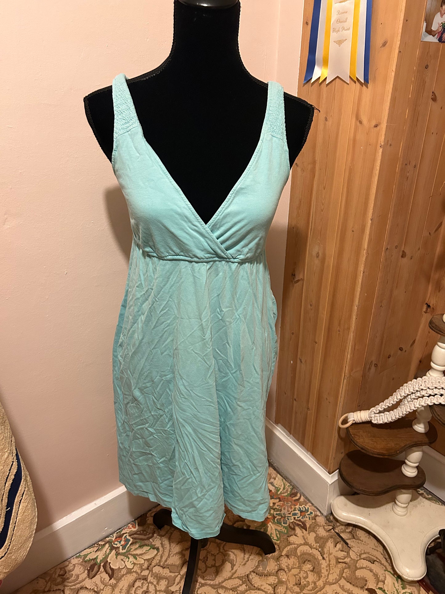 Bum equipment small teal summer dress