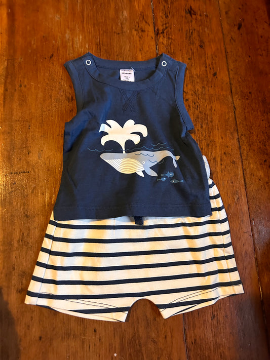 Nordstrom 2pc whale set