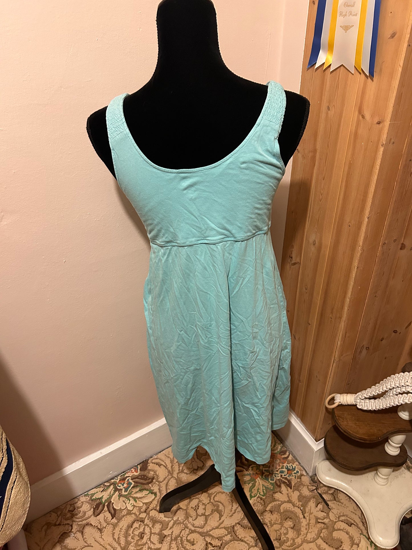 Bum equipment small teal summer dress