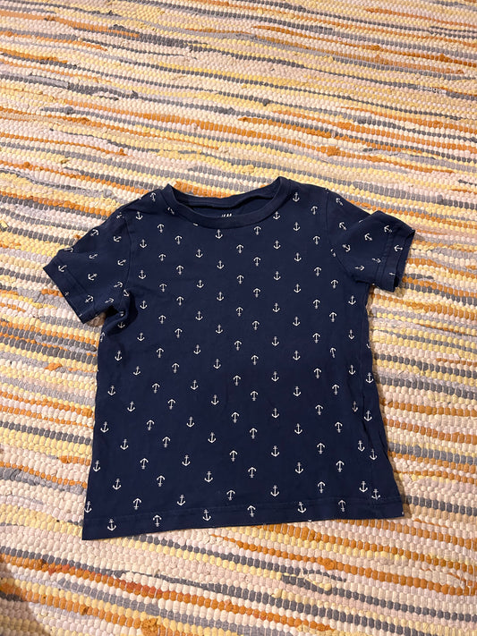 H&M 2/4t anchor print T-shirt