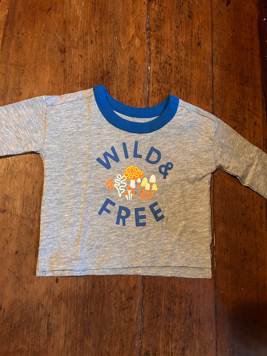 Wild & free mushrooms long sleeve shirt